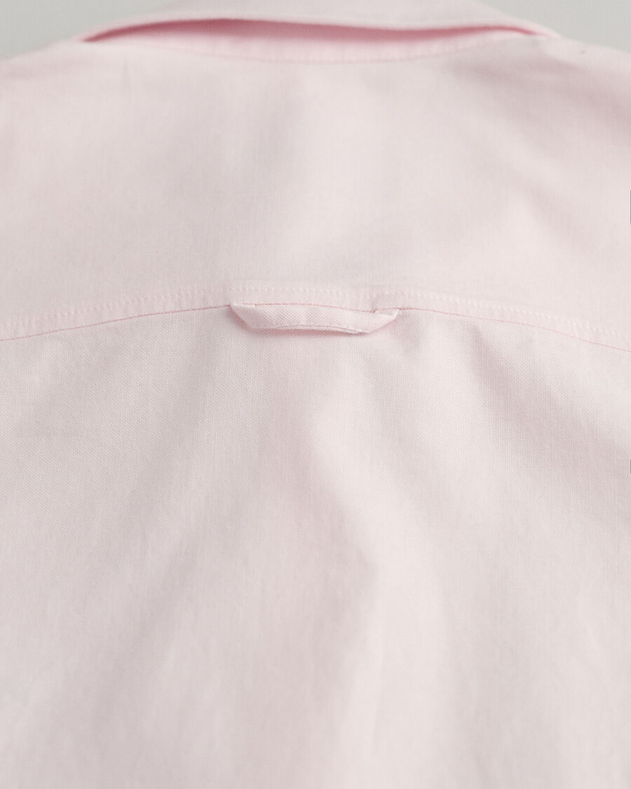 camisa oxford slim fit stretch - rosa claro