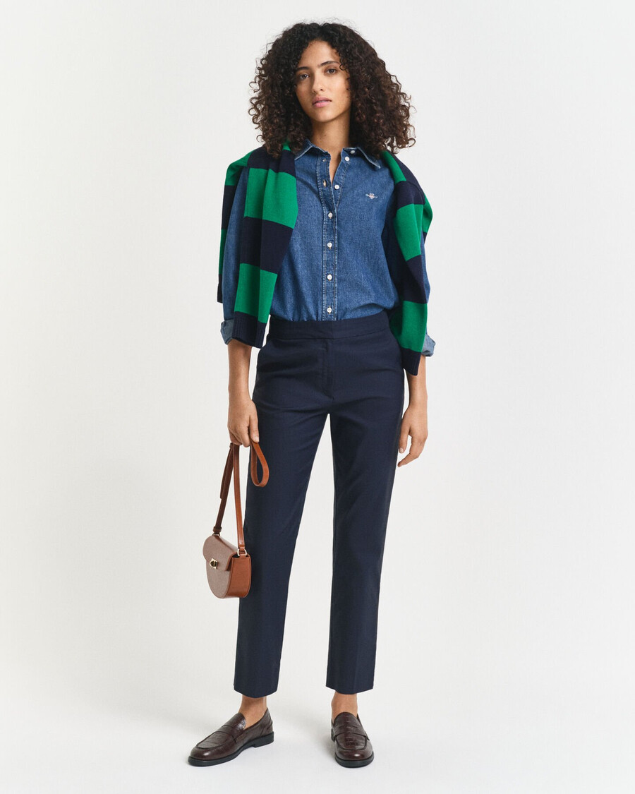 camisa jeans de corte regular - Índigo