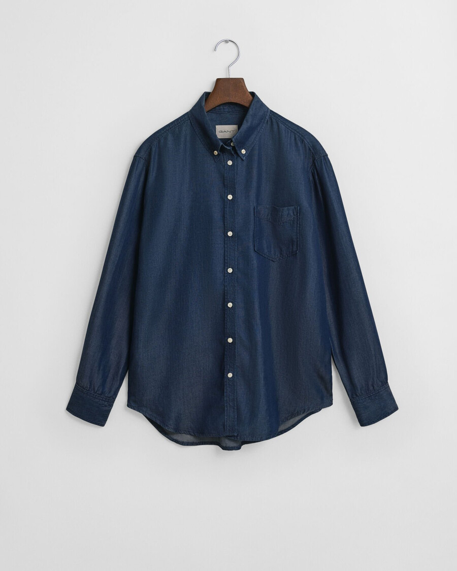 camisa Índigo relaxed fit - arquivo azul escuro