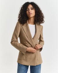 blazer club slim fit - cáqui quente