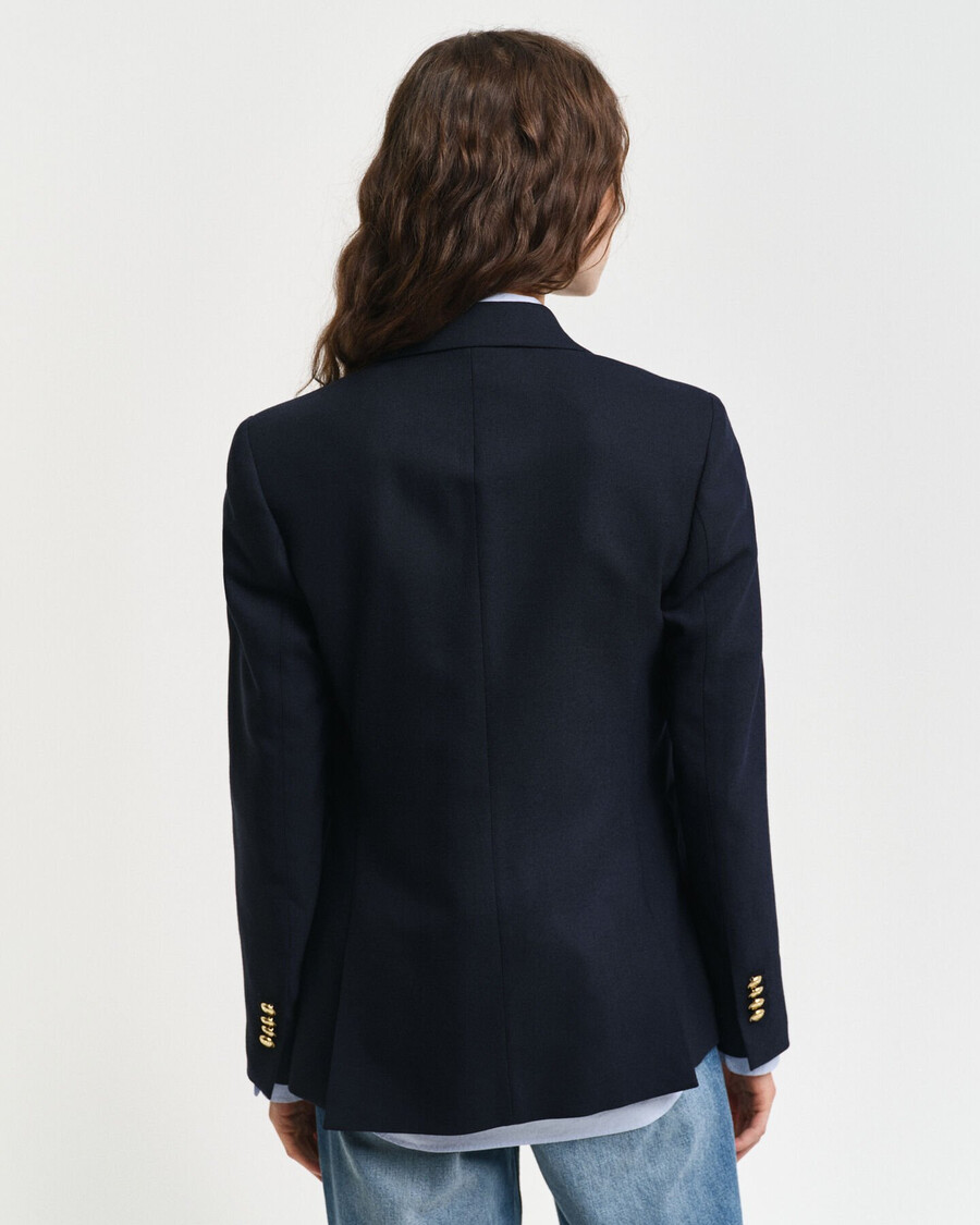 blazer slim fit club - azul noite