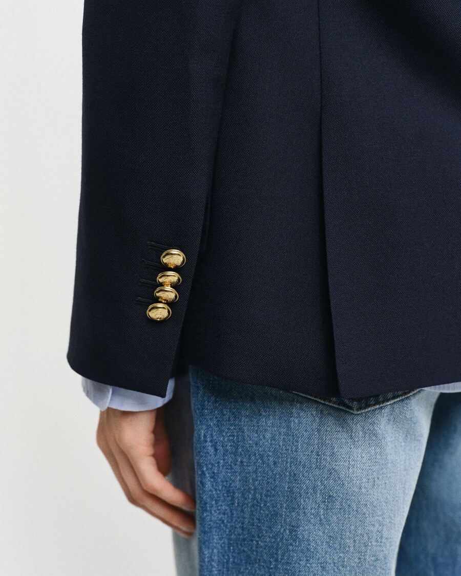 blazer slim fit club - azul noite