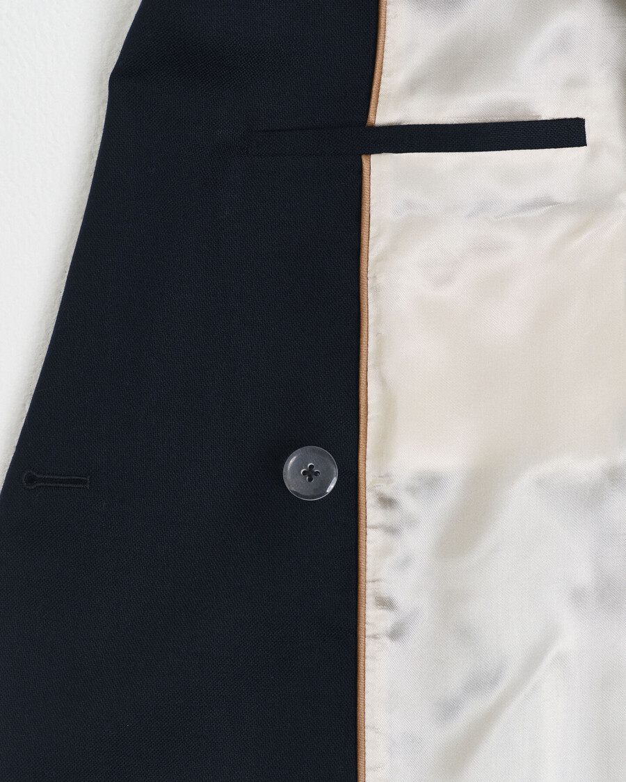 blazer slim fit club - azul noite