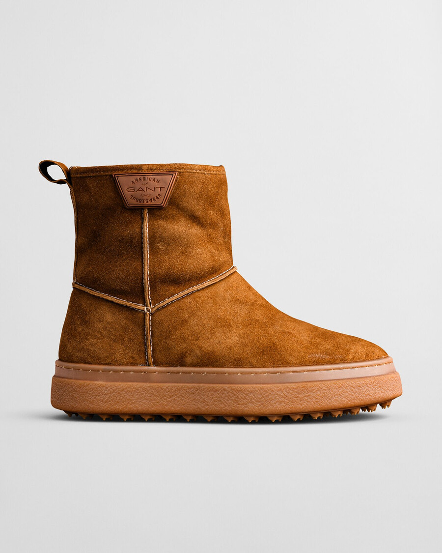 botas snowhill mid - conhaque