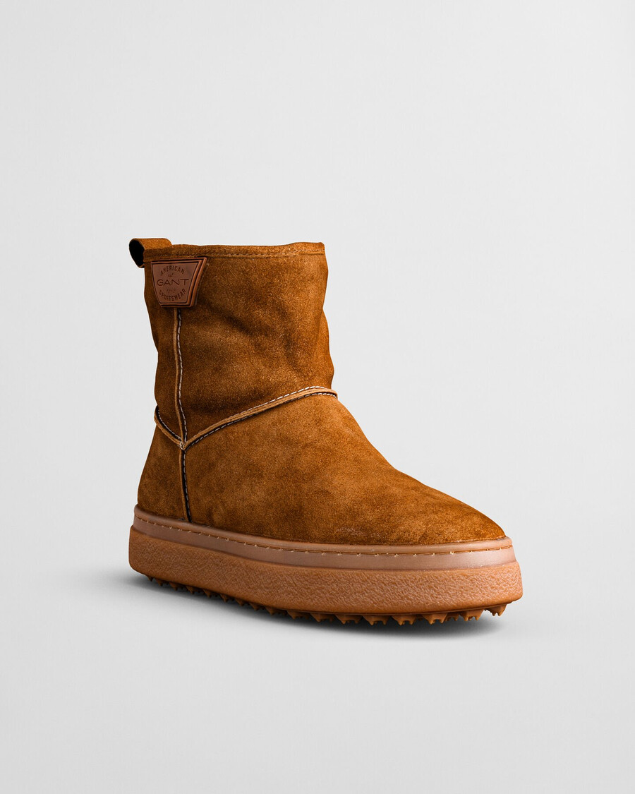 botas snowhill mid - conhaque