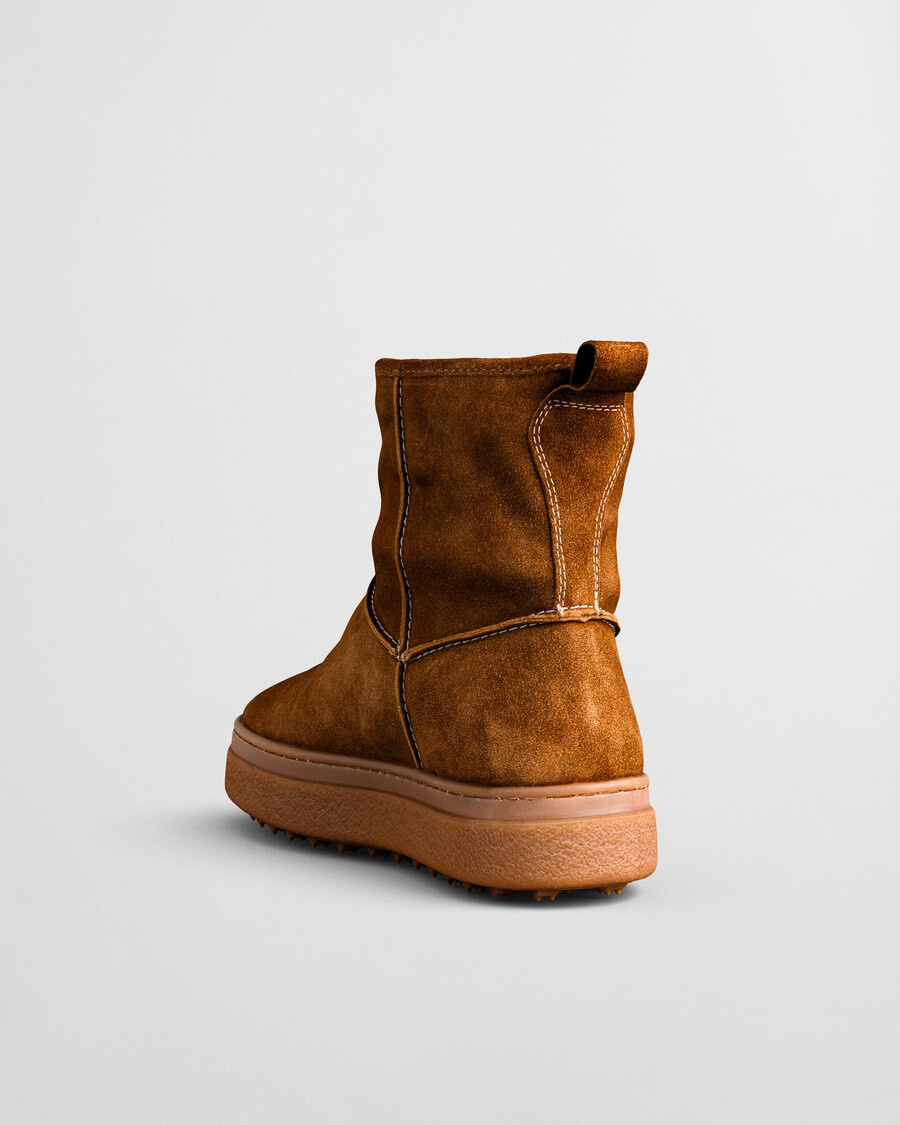 botas snowhill mid - conhaque
