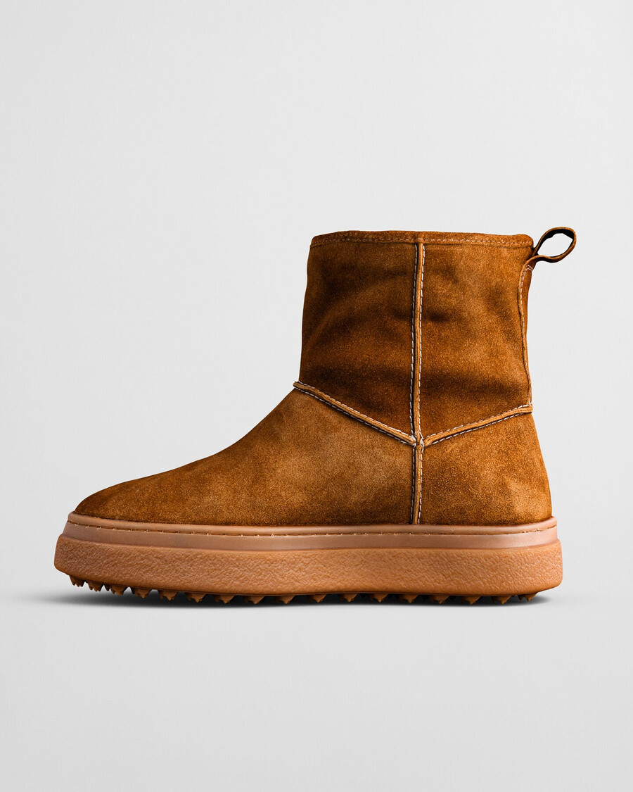 botas snowhill mid - conhaque
