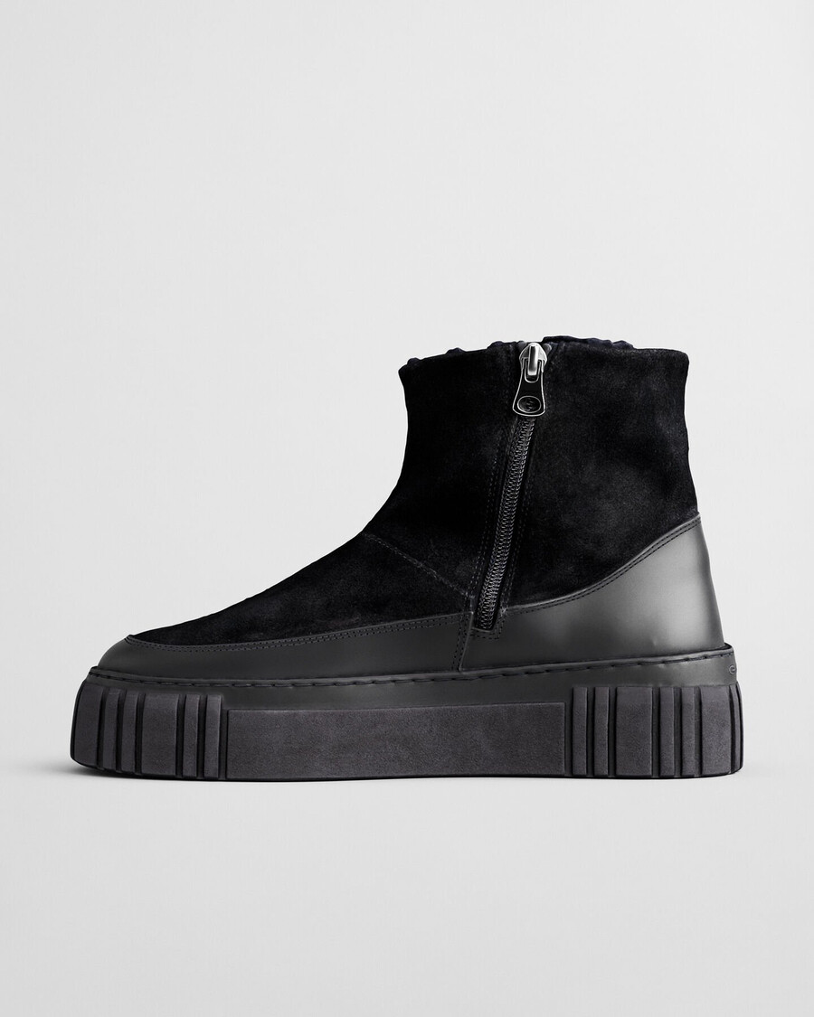 botas snowmont mid - pretas