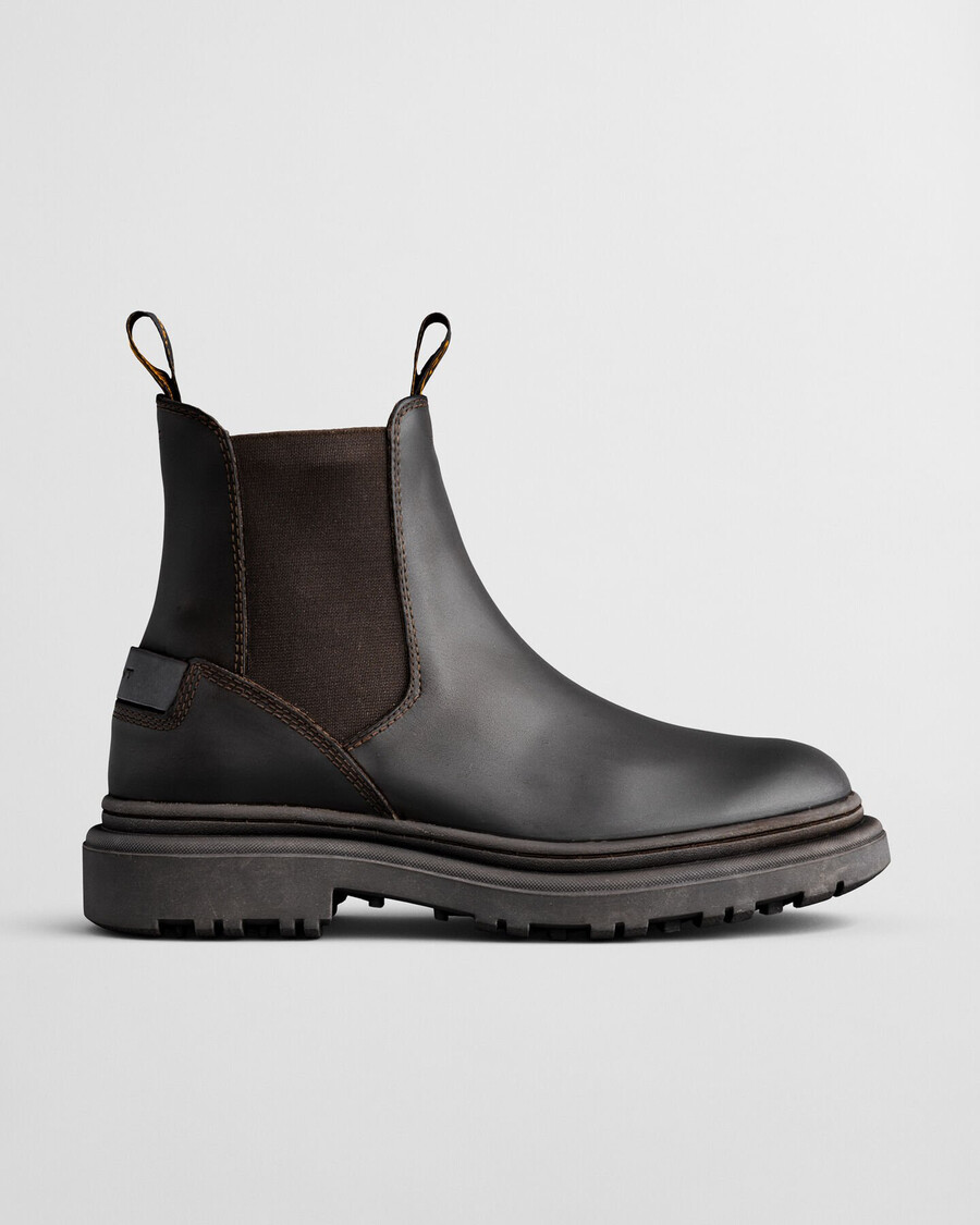 botas chelsea timberly - marrom escuro